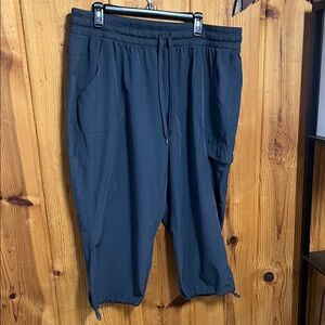 Gray Drawstring Jogger Pants